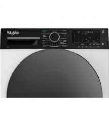 Whirlpool Стиральная машина фронтальная, 8кг, 1400, C, 55см, дисплей, пара, инвертор, люк черный, белый
