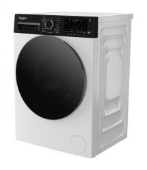 Whirlpool Стиральная машина фронтальная, 8кг, 1400, C, 55см, дисплей, пара, инвертор, люк черный, белый