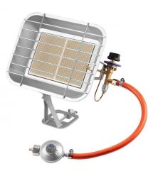 Neo Tools Обігрівач газовий Neo Tools, 4.6кВт, 218-355г/год, 37мбар, редуктор, шланг 40см