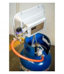 Neo Tools Обігрівач газовий Neo Tools, 4.6кВт, 218-355г/год, 37мбар, редуктор, шланг 40см