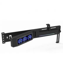 Zalman Тримач VGA з дисплеєм Zalman ZM-VS3 DS, 5V 3Pin ARGB, USB 9Pin ARGB, чорний