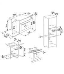 Franke Духовой шкаф электрический, 71л, дисплей, таймер, черный