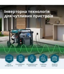 Könner & Söhnen Генератор инверторный газобензиновый KS 6500iEG, LPG 230В, 6.5кВт, электростартер, 46кг