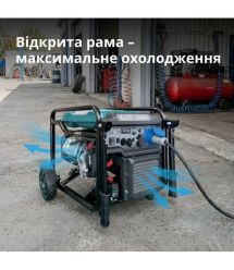 Könner & Söhnen Генератор инверторный газобензиновый KS 6500iEG, LPG 230В, 6.5кВт, электростартер, 46кг