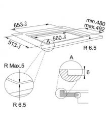 Franke Варочная поверхность Maris FMA 654 I F BK индукционная, комбинация конфорок, Slider, Power Limitation, черная