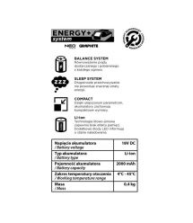 Graphite Акумулятор GRAPHITE Energy+ 2А·год 0.4кг