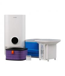 Hyundai Очиститель-увлажнитель воздуха HAJIN300KR 40м2, 239м3/час, дисплей, UV-C стерилизация, Wi-Fi, белый