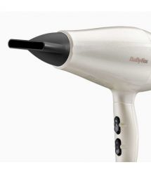 BaByliss Фен Stardust Shimmer, 2000Вт, 3 режима, ионизация, холодный обдув, 1 насадка, белый