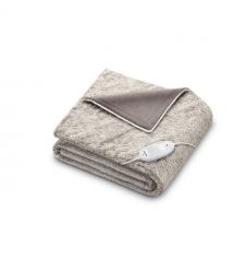 Beurer Beurer electric heater traditional form, 180х130sm, 6W, 6 modes, fleece, grey