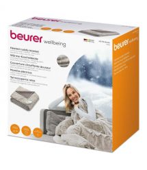 Beurer Beurer electric heater traditional form, 180х130sm, 6W, 6 modes, fleece, grey