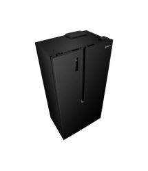 Gorenje Холодильник SBS, 179х62х92см, 2 двери, 345(186)л, А+, NF+, Инв., Зона светового излучения, Внешний дисплей, черный