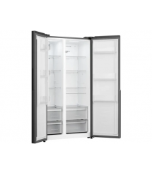 Gorenje Холодильник SBS, 179х62х92см, 2 двери, 345(186)л, А+, NF+, Инв., Зона светового излучения, Внешний дисплей, черный