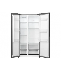 Gorenje Холодильник SBS, 179х62х92см, 2 двери, 345(186)л, А+, NF+, Инв., Зона светового излучения, Внешний дисплей, черный