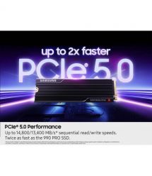 Samsung Накопичувач SSD Samsung M.2 8TB PCIe 5.0 9100PRO + радіатор