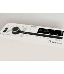 Whirlpool Whirlpool WM top load, 6,5kg, 1200, С, 60cm, display, invertor, white