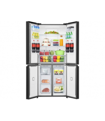 Gorenje Холодильник SBS, 190х65х80см, 4 двери, 286(149)л, А+, NoFrost+, Инвертор, Зона свежести, Дисплей, Черный