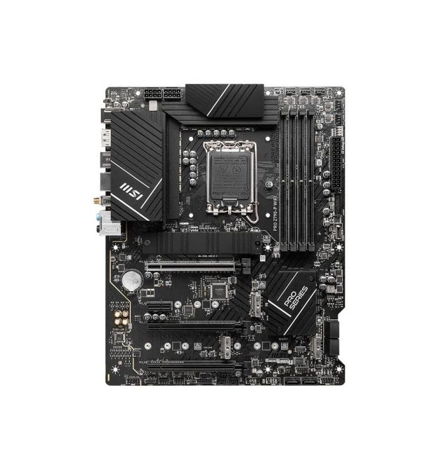 MSI Материнcкая плата PRO Z790-P WIFI s1700 Z790 4xDDR5 M.2 HDMI DP Wi-Fi BT ATX