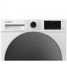 Whirlpool Whirlpool WM front load, 7kg, 1200, A, 49.6cm, display, steam, invertor, black door, white