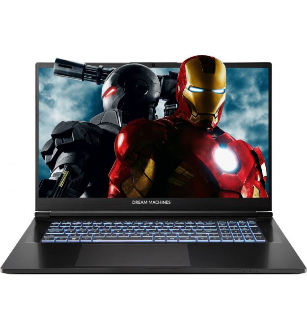 Dream Machines Ноутбук Dream Machines RG5060-17 17.3QHD IPS, Intel i9-14900HX, 32GB, F1TB, NVD5060-8, DOS, чорний