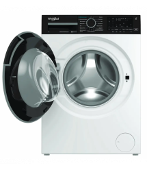 Whirlpool Whirlpool WM front load, 7kg, 1400, A, 49.6cm, display, steam, invertor, black door, white