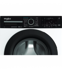 Whirlpool Whirlpool WM front load, 7kg, 1400, A, 49.6cm, display, steam, invertor, black door, white
