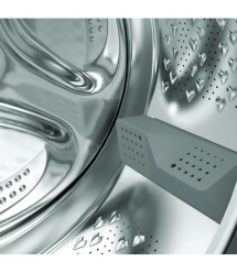 Whirlpool Whirlpool WM front load, 7kg, 1400, A, 49.6cm, display, steam, invertor, black door, white