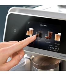 Philips Кавомашина Philips Series 8000 Cafe Aromis, 1.9л, зерно+мелена, автомат.капуч, дисплей, авторецептів -54, срібний