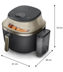 Philips Мультипіч Philips Series 5000 OVI SteamFry 2000Вт, чаша-7.2л, сенсорне управл., 12 авт