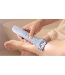 Philips Епілятор Philips Series 8000 дисковий, аккумул., пінцет.-32, волог.+сух., насадок-4, чохол біло-голубий
