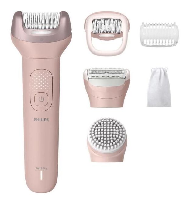 Philips Епілятор Philips Series 9000 дисковий, аккумул., пінцет.-32, волог.+сух., насадок-4, футляр, рожевий