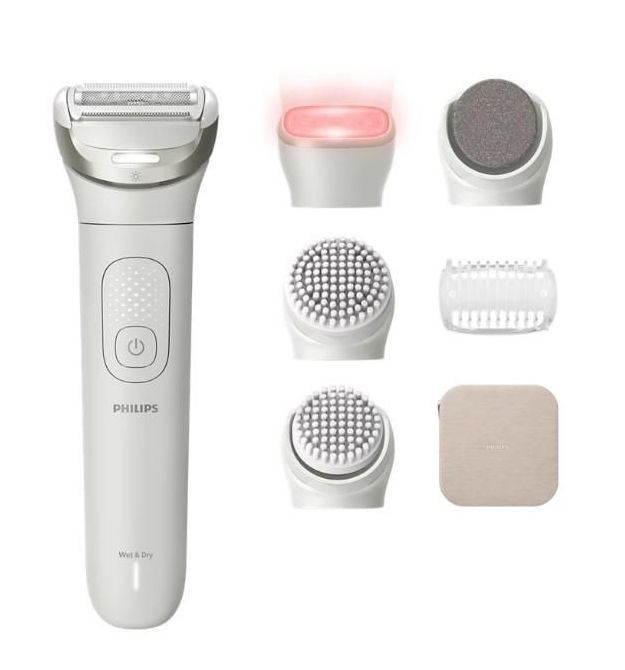 Philips Епілятор Philips Series 9900 дисковий, аккумул., пінцет.-32, волог.+сух., насадок-6, футляр, білий