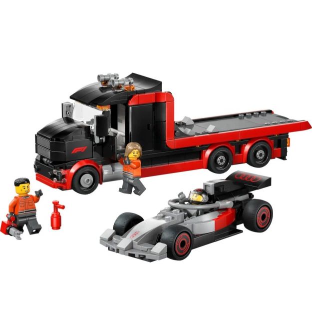 LEGO Конструктор LEGO City Вантажівка для демонстрації F1 із перегоновим автомобілем Audi F1
