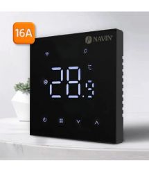 Navin Терморегулятор WT410B-16А 5...35 °C для теплого пола электронный Wi-Fi Tuya, Smar
