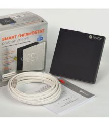 Navin Терморегулятор WT410B-16А 5...35 °C для теплого пола электронный Wi-Fi Tuya, Smar