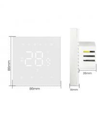 Navin Терморегулятор WT410W-16A 5...35 °C для теплого пола электронный Wi-Fi Tuya, Smart