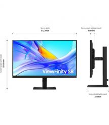 Samsung Монітор Samsung 27" S80UD HDMI, DP, USB, USB-C, MM, IPS, 3840x2160
