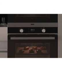 Franke Духовой шкаф электрический, 71л, пиролиз, сенсорное управление, дисплей, таймер, черный+нерж