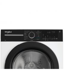 Whirlpool Whirlpool Dryer heat pump, 7kg, A+++, 54,3cm, display, invertor, black door, white