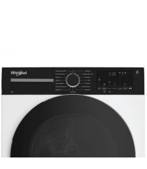 Whirlpool Whirlpool Dryer heat pump, 8kg, A++, 54,5cm, display, black door, white
