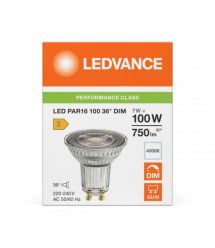 LEDVANCE Lamp LEDVANCE GU10 7W 4000K 750Lm MR16 dimmable