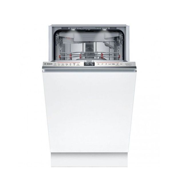 Bosch Посудомоечная машина встраиваемая, 10 компл., C, 45 см, дисплей, 3-я корзина, Zeolith, белая