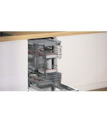 Bosch Посудомоечная машина встраиваемая, 10 компл., C, 45 см, дисплей, 3-я корзина, Zeolith, белая