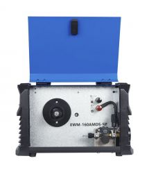EnerSol Сварочный инверторный полуавтомат EWM-160AMDS-SP (проволока до 1мм + электрод до 5мм) 20-160А 7.2кВт 160-260В 11.2кг