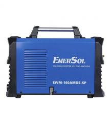 EnerSol Сварочный инверторный полуавтомат EWM-160AMDS-SP (проволока до 1мм + электрод до 5мм) 20-160А 7.2кВт 160-260В 11.2кг