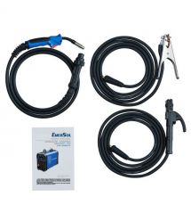 EnerSol Сварочный инверторный полуавтомат EWM-160AMDS-SP (проволока до 1мм + электрод до 5мм) 20-160А 7.2кВт 160-260В 11.2кг