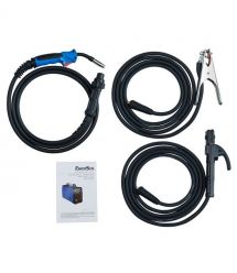 EnerSol Сварочный инверторный полуавтомат EWM-160AMD (проволока до 1мм + электрод до 5мм) 20-160А 7.2кВт 160-260В 10.8кг