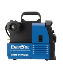 EnerSol Сварочный инверторный полуавтомат EWM-140AMDS (проволока до 1мм + электрод до 4мм) 20-140А 6.1кВт 160-260В 7кг