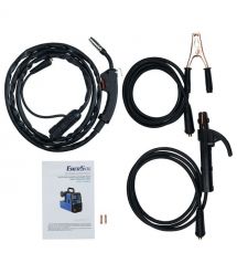 EnerSol Сварочный инверторный полуавтомат EWM-140AMDS (проволока до 1мм + электрод до 4мм) 20-140А 6.1кВт 160-260В 7кг