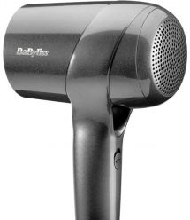 BaByliss Фен Titanium Shine, 1600Вт, 3 режима, ионизация, холодный обдув, 2 насадки, темно-серый