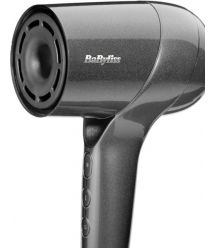 BaByliss Фен Titanium Shine, 1600Вт, 3 режима, ионизация, холодный обдув, 2 насадки, темно-серый